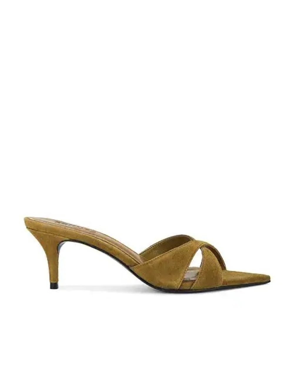 SCHUTZ Hilda Leaf Mule in Dries Pistachio | SLIGHTLY USED